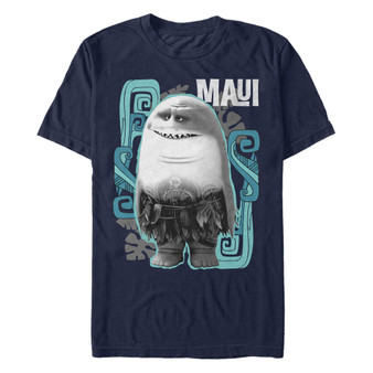 Disney Men's Moana Maui Shark, Short Sleeve T-Shirt