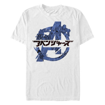 Men's Avengers Anime Short Sleeve Crew T-shirt