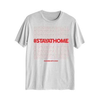 Hybrid Men's Stay at Home Graphic T-Shirt
