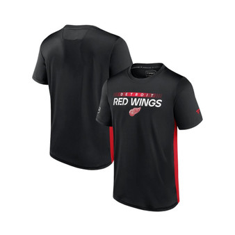Men's Branded Black, Red Detroit Red Wings Authentic Pro Rink Tech T-Shirt