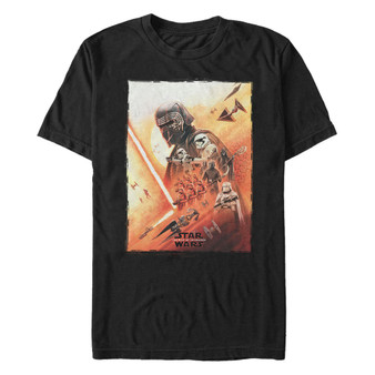 Star Wars Men's Rise of Skywalker Kylo Ren Poster T-shirt