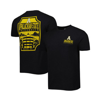 Men's Black Appalachian State Mountaineers Logo Campus Icon T-shirt