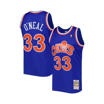 Men's Shaquille O'Neal Royal Cleveland Cavaliers Hardwood Classics 2009-10 Jersey