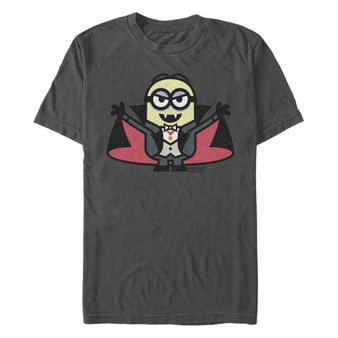 Despicable Me Men's Minions Dracula Halloween Monster Short Sleeve T-Shirt