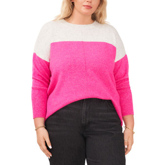 Plus Size Colorblocked Sweater