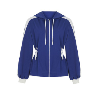 Women's Hooded Print Jacket