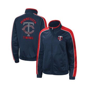 Women's Navy Minnesota Twins Gamer Full-Zip Track Jacket