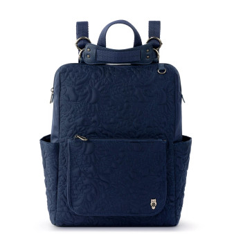 Loyola Recycled Quilted Convertible Backpack