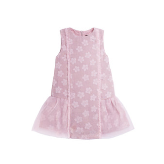 Child Nancy Camelia Jacquard Woven Dress