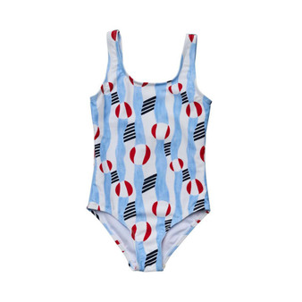 Toddler|Child Girls Beach Bounce Sustainable Scoop Swimsuit