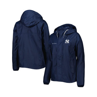 Women's Navy New York Yankees Flash Challenger Windbreaker Jacket