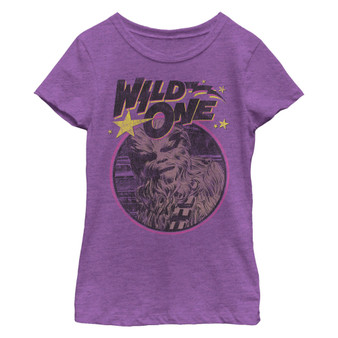 Girl's Star Wars Chewbacca Wild One Child T-Shirt