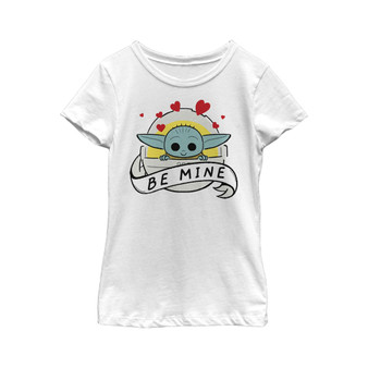 Girl's Star Wars The Mandalorian The Child Be Mine Bassinet  Child T-Shirt