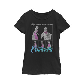 Girl's Cinderella Once Upon a Time Scene Child T-Shirt
