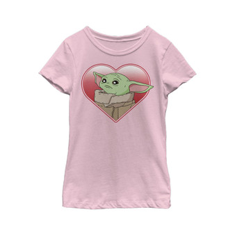 Girl's Star Wars: The Mandalorian The Child Heart Look  Child T-Shirt