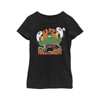 Girl's The Hulk Happy Halloween Child T-Shirt