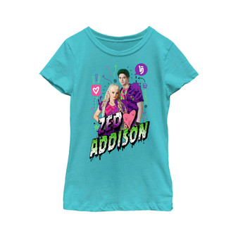 Girl's Z-O-M-B-I-E-S Zed and Addison  Child T-Shirt