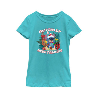 Girl's Lilo & Stitch Mischief and Merrymaking  Child T-Shirt