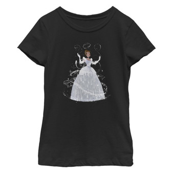 Girl's Cinderella Magic Gown Scene Child T-Shirt