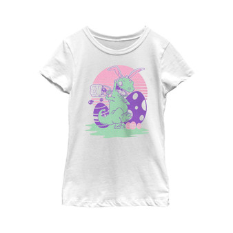 Girl's Rugrats Reptar Easter Eggs  Child T-Shirt