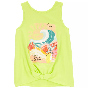 Toddler, Little, and Big Girls Printed Tank and Bike Shorts Separates