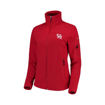 Women's Red Houston Cougars Team Give and Go Full-Zip Jacket
