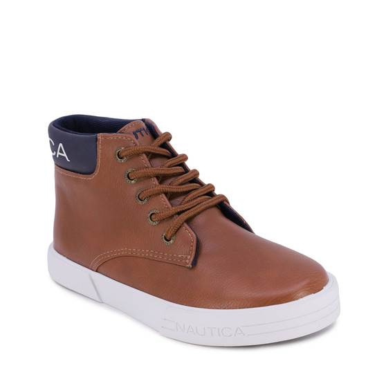 Big Boys Wharf Harbour Padded Collar Casual High-top Sneaker