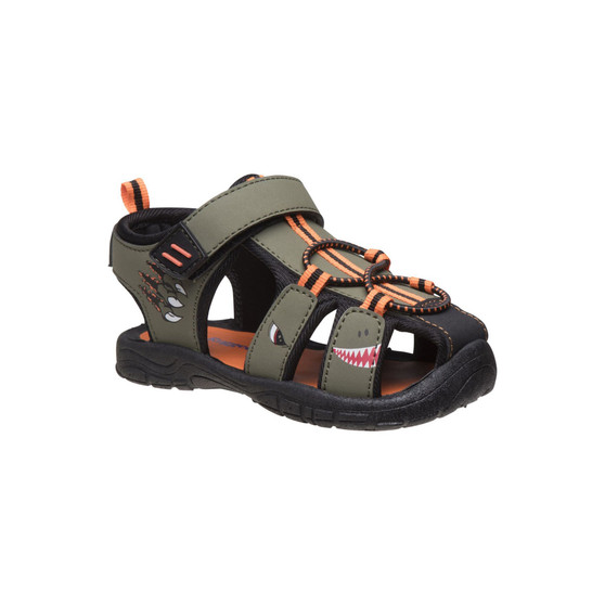 Toddler Boys T-Rex Double Adjustable Strap Lightweight Sandals