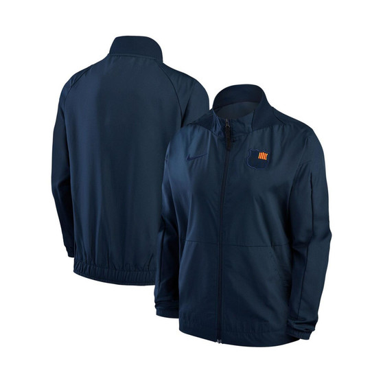 Women's Blue Barcelona Team Anthem Raglan Performance Full-Zip Jacket