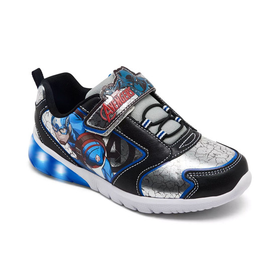 Little Boys Avengers Stay-Put Casual Sneakers from Finish Line