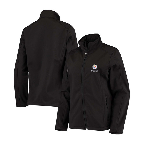 Women's Black Pittsburgh Steelers Full-Zip Sonoma Softshell Jacket