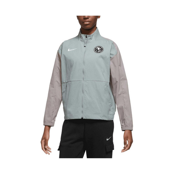 Women's Gray Club America Team Anthem Raglan Full-Zip Jacket