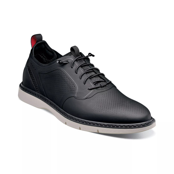 Men's Synchro Plain Toe Elastic Lace Shoes