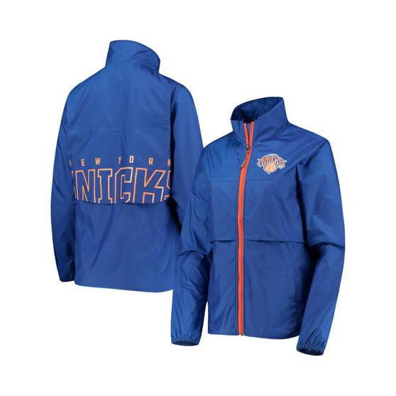 Women's Blue New York Knicks Winning Shot Full-Zip Jacket