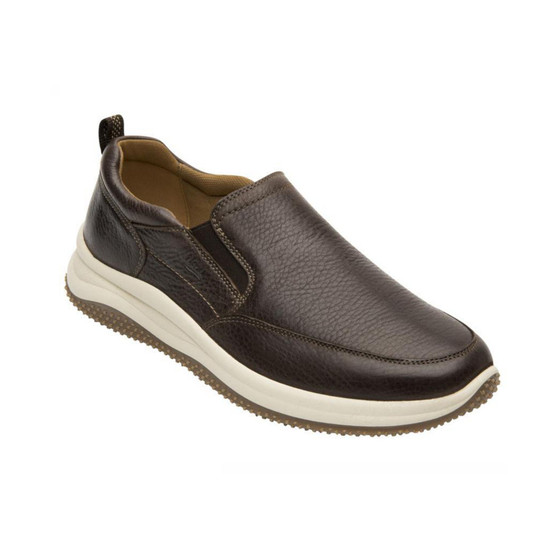 Men's Leather Slip-on Sneakers By Flexi