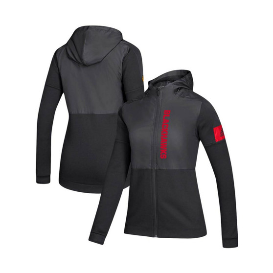 Women's Black Chicago Blackhawks Game Mode Full-Zip Jacket