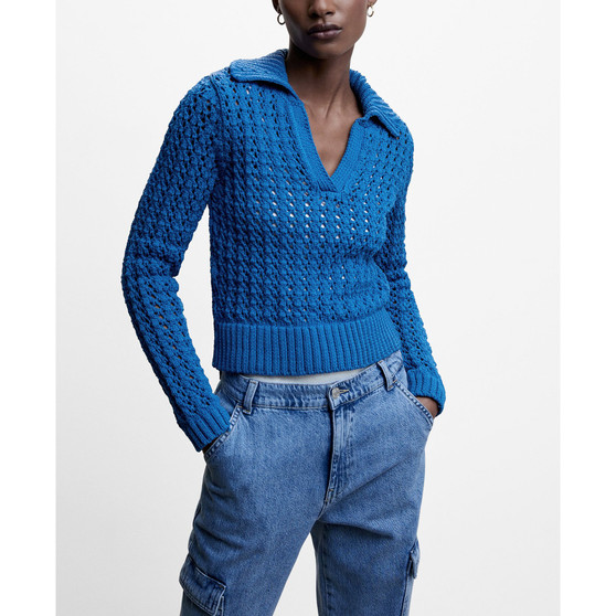 Women's Polo Neck Sweater