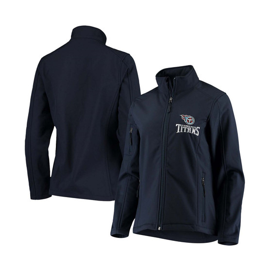 Women's Navy Tennessee Titans Full-Zip Sonoma Softshell Jacket