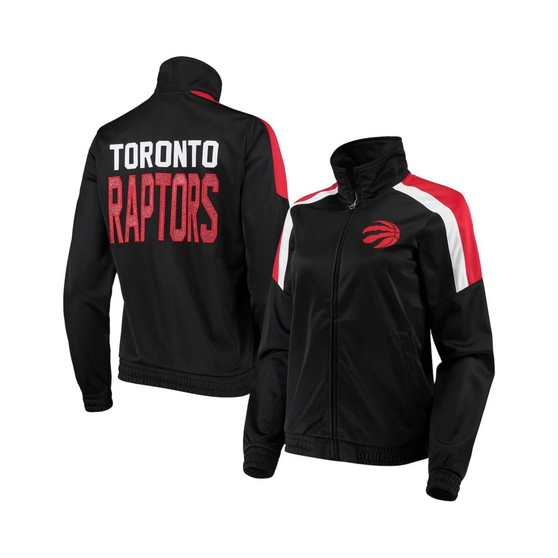 Women's Black Toronto Raptors Jump Shot Full-Zip Track Jacket