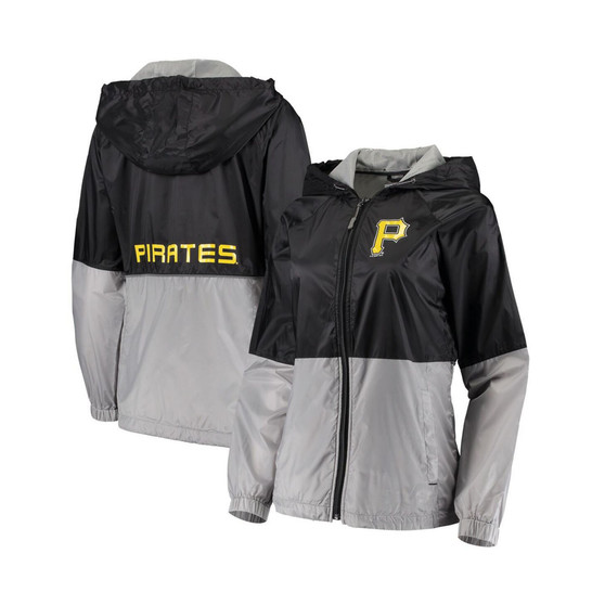 Women's Black Pittsburgh Pirates Strize Full-Zip Jacket