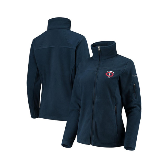 Women's Navy Minnesota Twins Give & Go Full-Zip Jacket