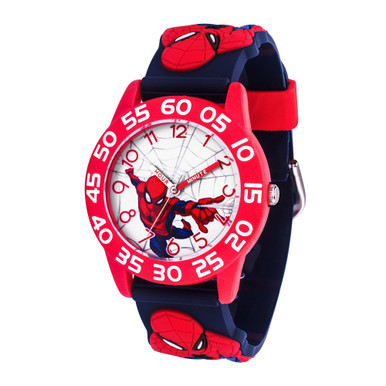 Marvel Spider-Man Boys' Red Plastic Watch 32mm