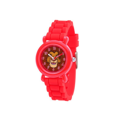 Disney Lion King Simba Boys' Red Plastic Watch 32mm
