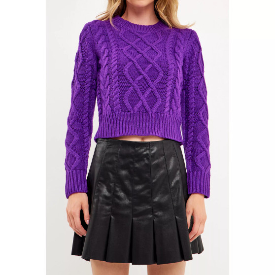 Women's Cable-Knit Sweater