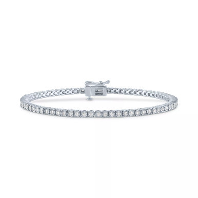 Diamond Tennis Bracelet (1/2 ct. t.w.) in Sterling Silver, 14k Gold-Plated Sterling Silver or 14k Rose Gold-Plated Sterling Silver