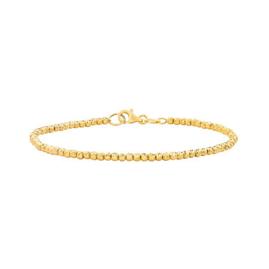 Beaded Bracelet in 14k Gold
