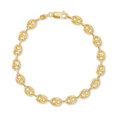 Mariner Link Chain Bracelet in 10k Gold