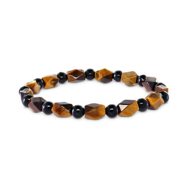 EFFY® Men's Tiger Eye & Onyx Bracelet