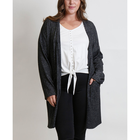 Women's Plus Size Cozy Cardigan