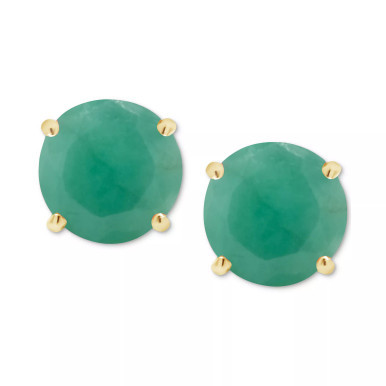 Sapphire Solitaire Stud Earrings (1-1/5 ct. t.w.) in 14k Gold (Also in Emerald & Ruby)